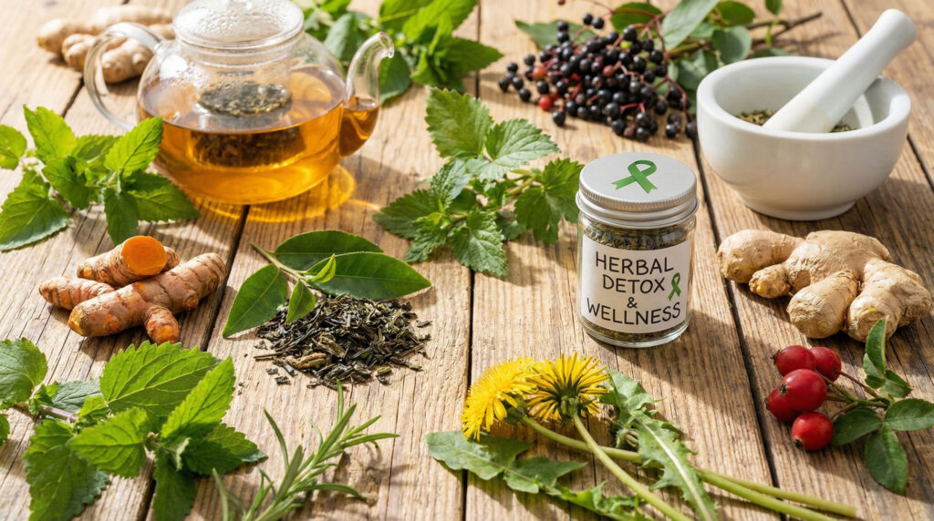 Detox with Herbal Powerhouses for cancer prevention