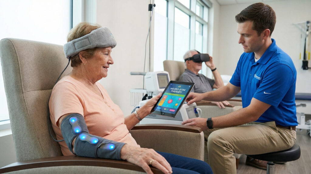 High-Tech Pain Therapies for elderly