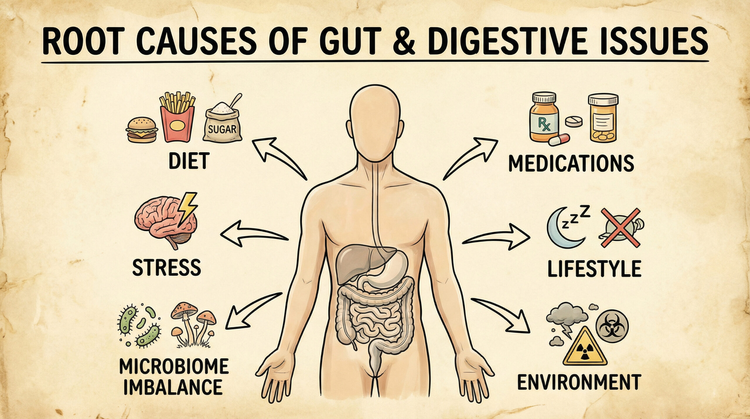 Root Causes of Gut & Digestive Issues